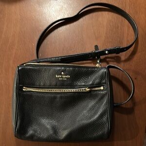 Kate Spade Black Leather Crossbody Bag
